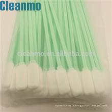 Cleanroom cotonete sem fiapos TX-714MD Microfibra cotonete limpeza vara Swab PS714M